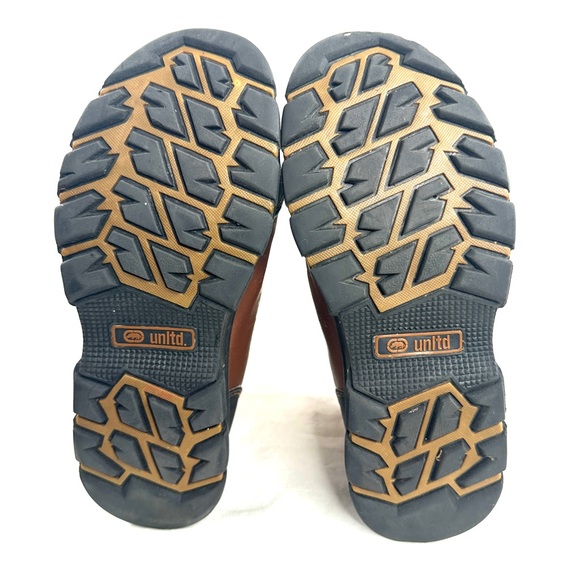 Ecko Unltd Braxton Lug Women Size 5.5 Brown Suede Leather Ankle Boot Winter - Picture 6 of 8